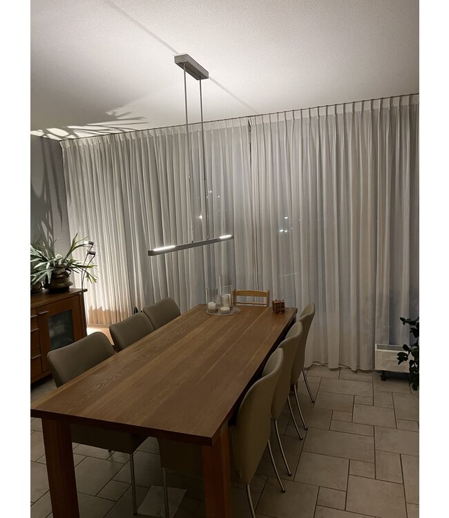 Design hanglamp met up/down light -160cm-Aluminium