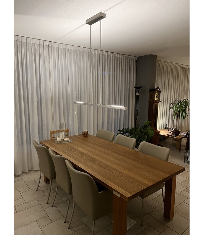 Design hanglamp met up/down light -160cm-Aluminium