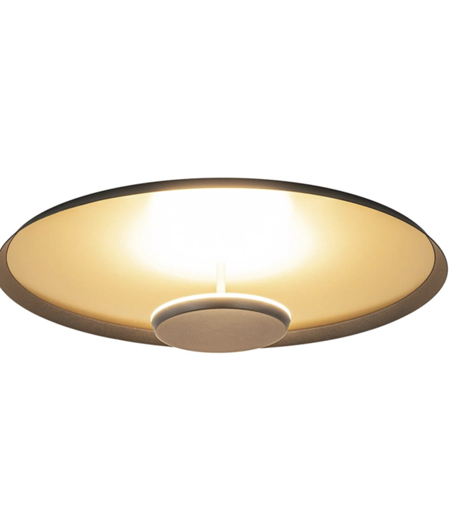 Warme strakke plafondlamp middel