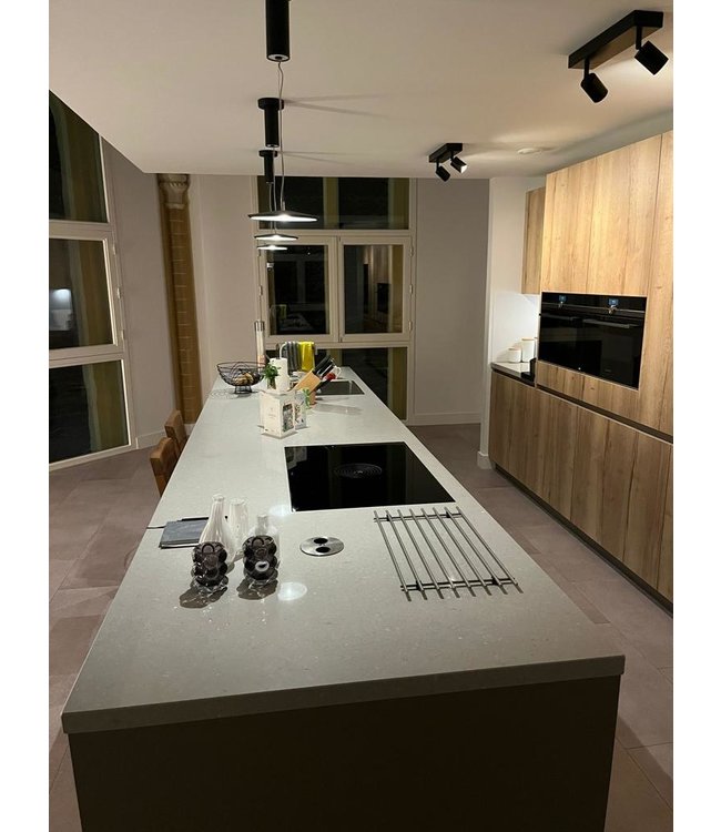 stijlvolle zwarte spot 2lichts-40cm-zwart