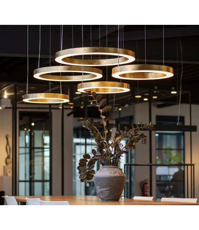 Design LED lamp cirkelvormig -100cm-Dappled Oil-