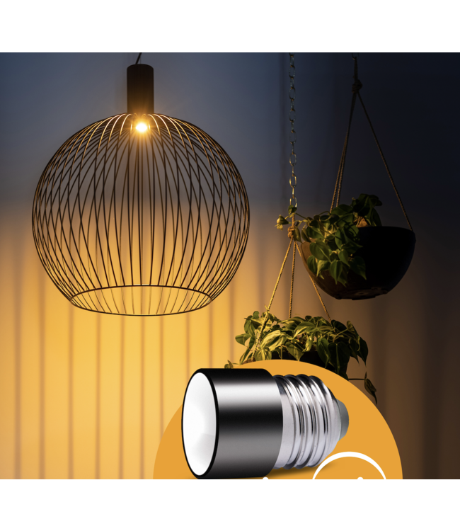 Zeer klein e27 lampje met 3 standen pucc