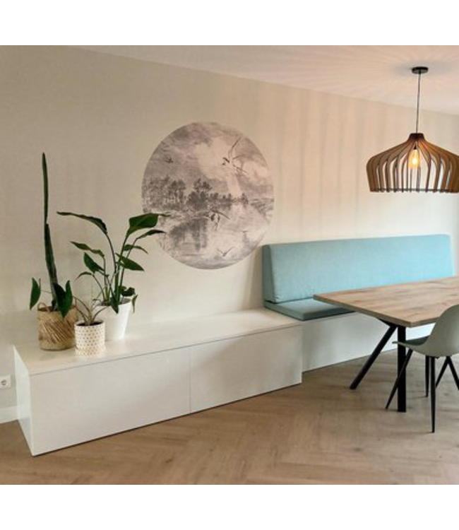 hanglamp Crown opengewerkt 50 cm naturel