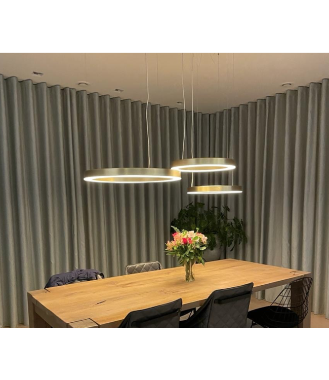 Design LED lamp cirkelvormig -100cm-Dappled Oil-