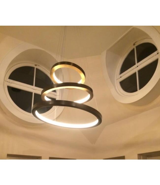 Design LED lamp cirkelvormig -100cm-Dappled Oil-