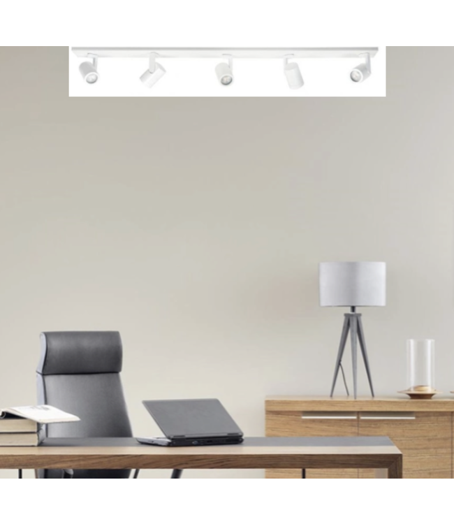 Spot Halo Wit 5-lichts