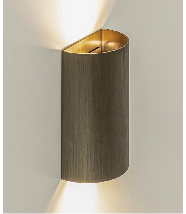 Wandlamp Hera Up Down Brons