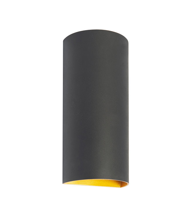 Highlight Wandlamp Hera Up Down Zwart/Goud