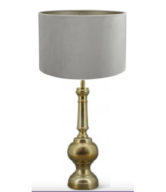 Toplicht Bedlamp Brass Brons-Fluweel Smoke - ø30 cm