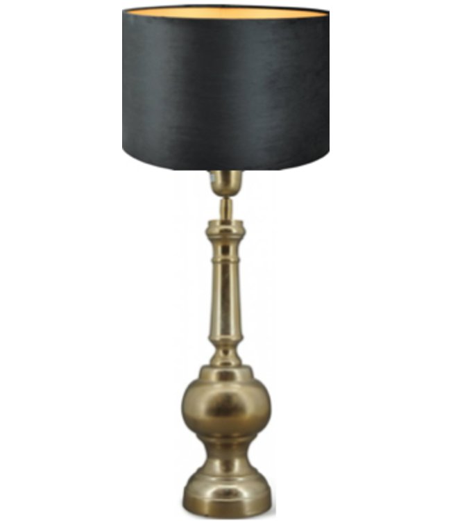 Bedlamp Brass Brons-Fluweel Zwart ø30 cm