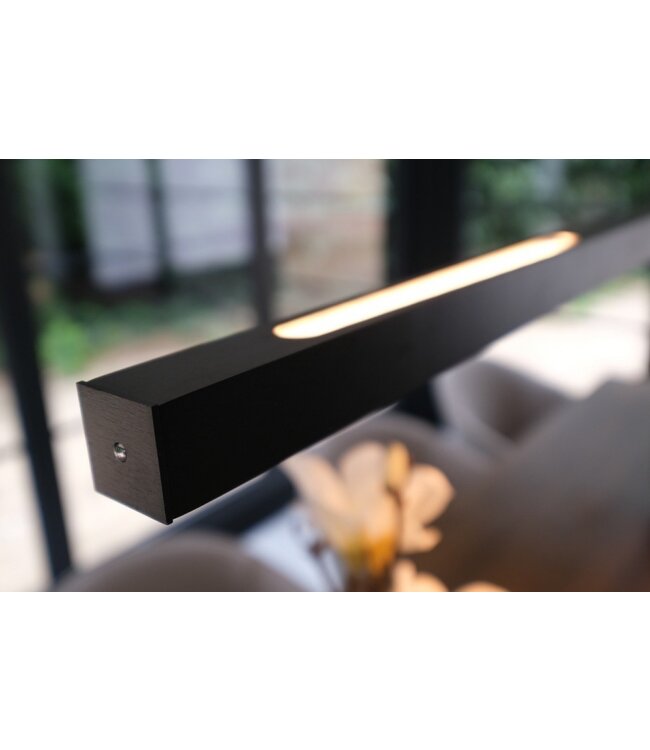 Led lamp 2700K met design uitstraling up/downlight - 160cm - Mat Zwart