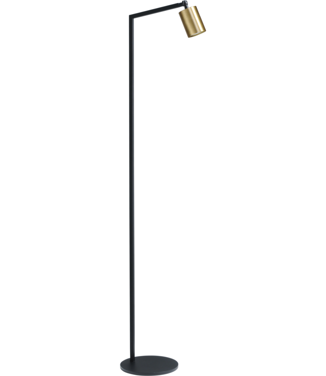 Masterlight leeslamp Bounce zwart met gold