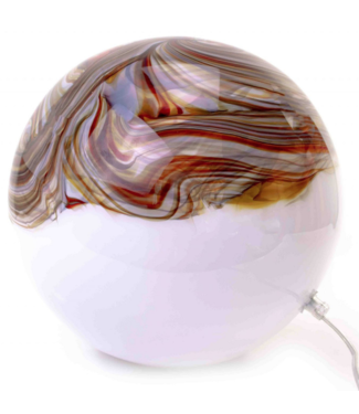 Loranto Italiaanse glazen lamp multi color  rond