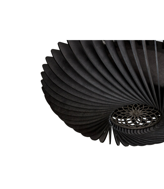 Plafondniere Orb 48cm Zwart