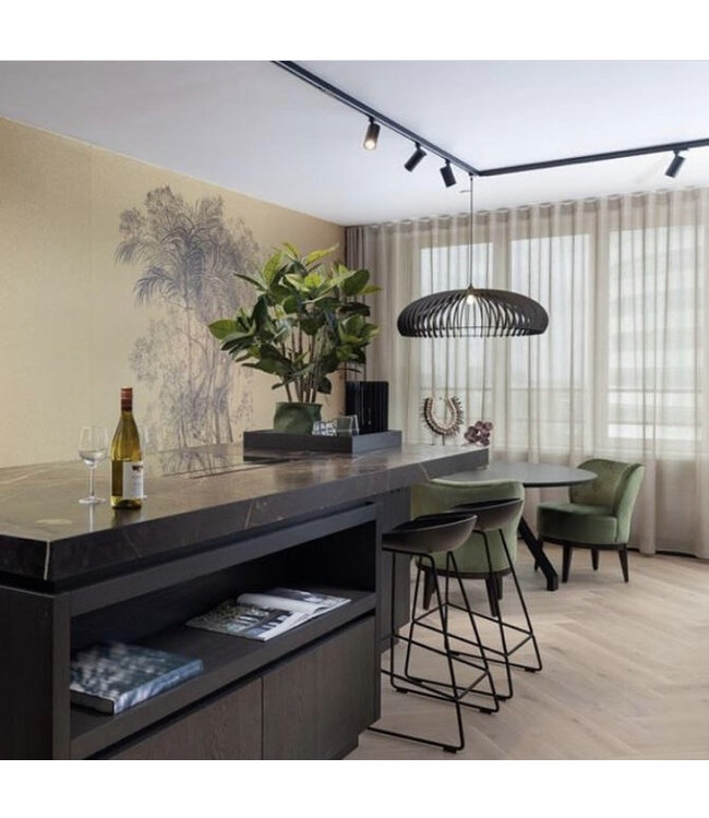 Hanglamp Chicago 75cm Zwart