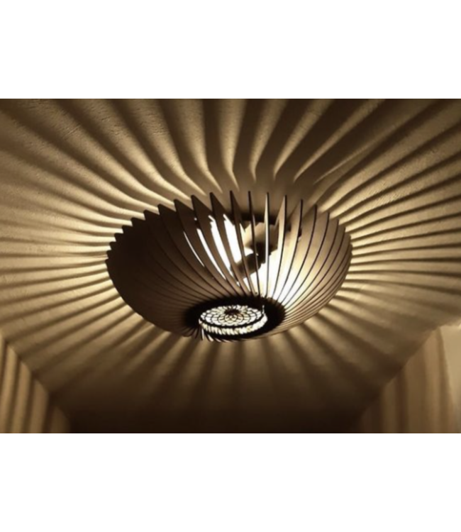 Blijdesign Plafondniere Orb 48cm Zwart