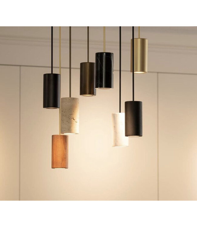 Design whiteline slot small opbouw 180cm Black met bronze dimbare leds