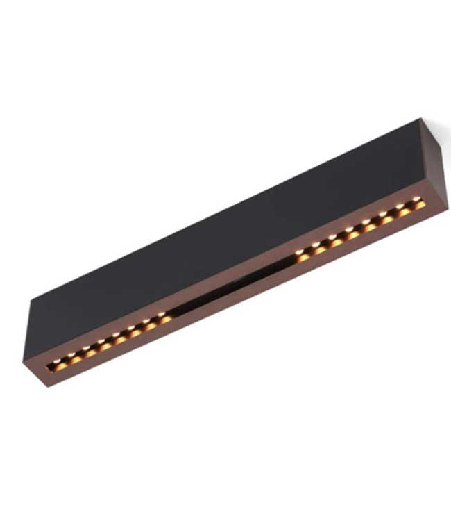 Design whiteline slot small opbouw 200cm wit met champagne dimbare leds