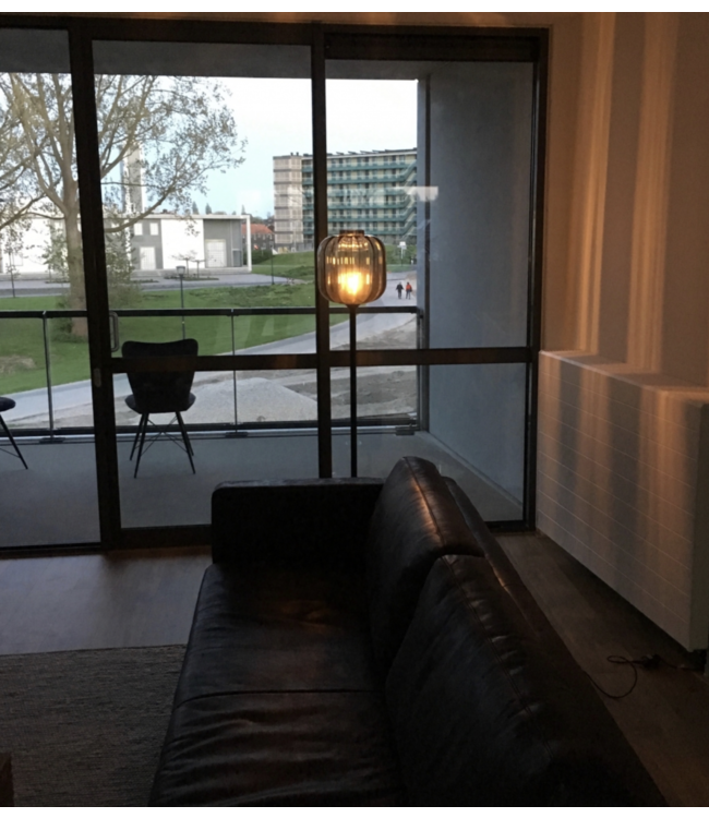Vloerlamp italiaans glas