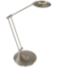 Bureaulamp knikarm dimbaar led rvs