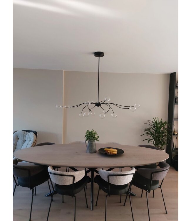 HL smoke bollen 10lichts -115CM-RVS