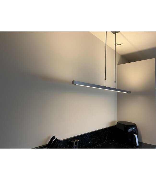 Kookeiland led lamp 2700K voor kookeiland up/downlight - 100cm - Mat RVS