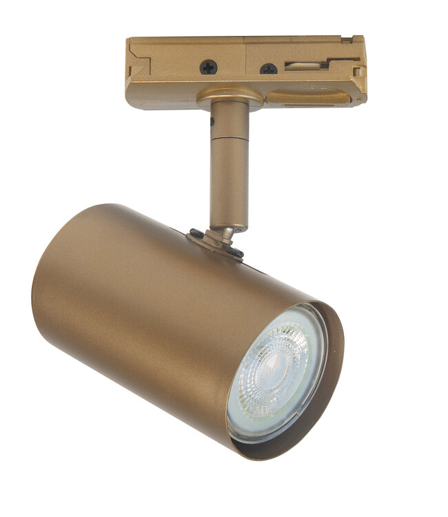 Highlight losse spot GU10 brass/zwart tbv railsysteem