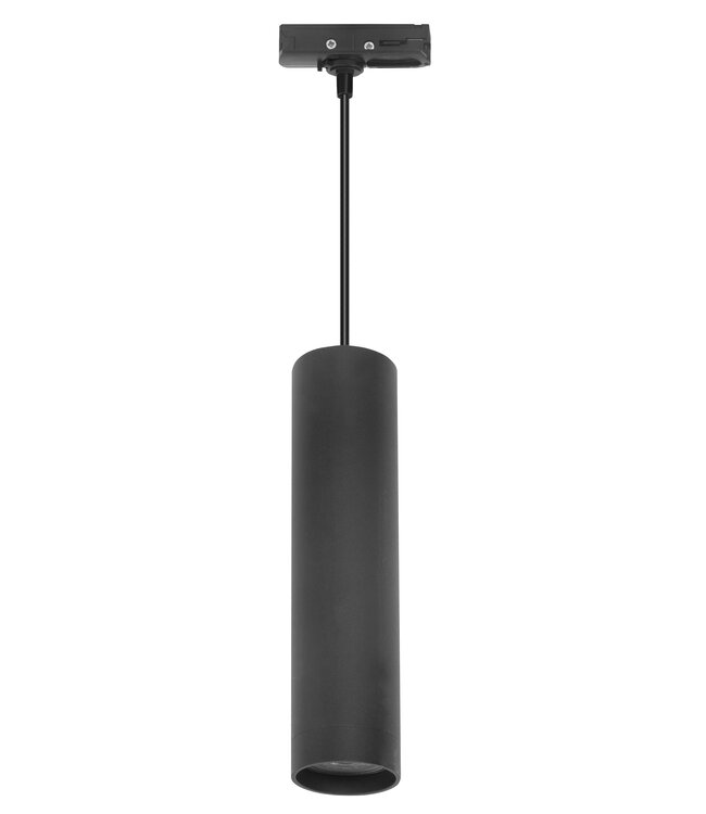 Hanglampje aan rail systeem gu10 zwart