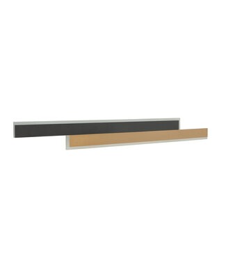Highlight Strakke wandlamp zwart gold