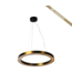 Masterlight Design LED lamp cirkelvormig -70cm-Antique brass-