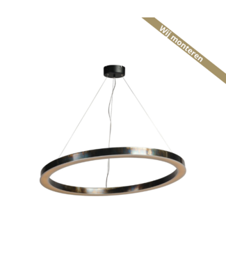 Masterlight Design LED lamp cirkelvormig -100cm-Dappled Oil-