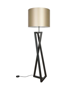 Ztahl Stoere vloerlamp Calitri incl kap 190cm hoog