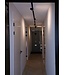 Rail 3 meter 1fase zwart kit inclusief 3 spots met ring en gu10fitting