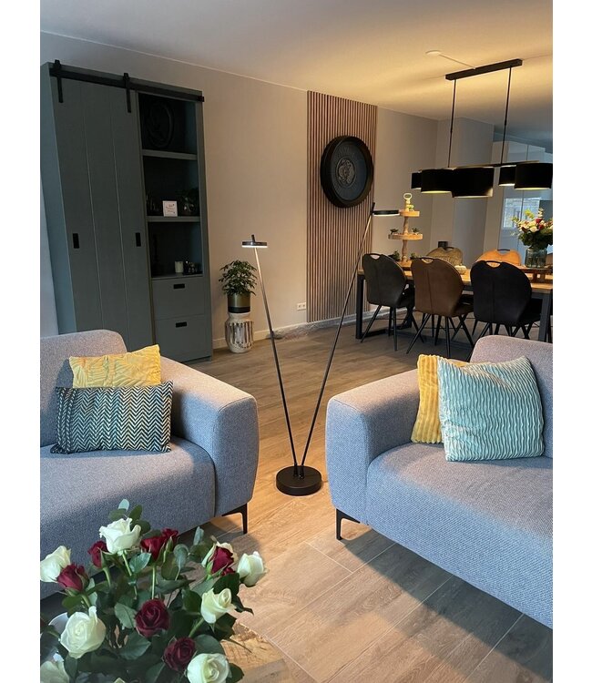 Draadloze leeslamp met accu tweelichts dim to warm