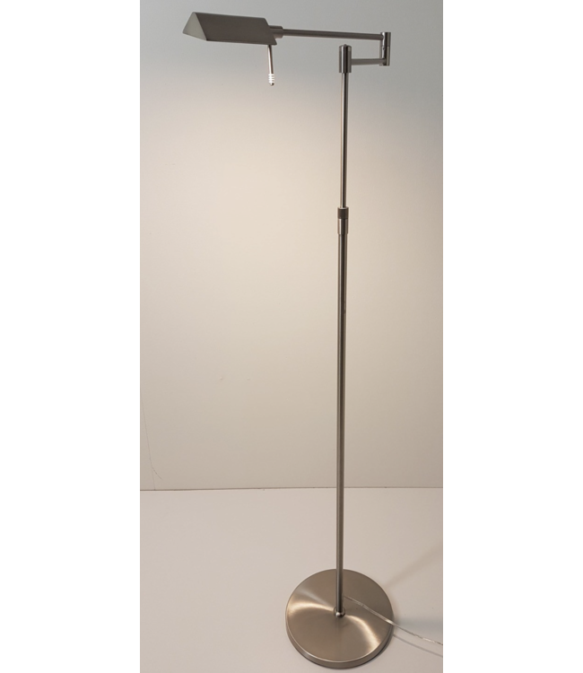 LED verstelbare leeslamp 10w=150w rvs