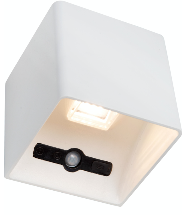 Accu wandlamp wit oplaadbaar dimbaar ip54 touchdimmer