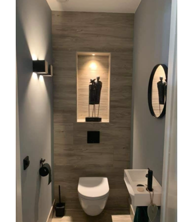 Mat zwarte inbouw spot kantelbaar excl gu10