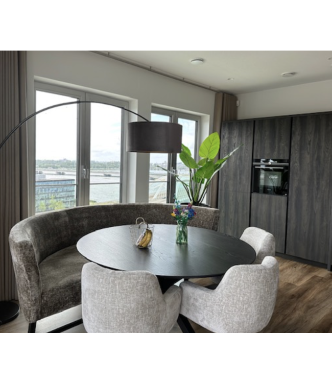 Uitschuifbare draaibare wandlamp zwart excl kap