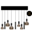 Masterlight Hanglamp 6 Segula e27 met 3 spots recht 160cm -25cm