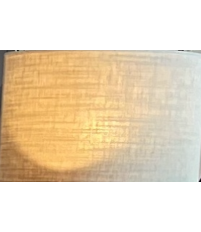 Kap Linnen offwhite 25cm H20cm transparante binnenkant