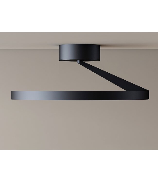 Plafondlamp Oregon ø33 zwart