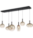 Masterlight Hanglamp Lido 130cm-25cm amber fading glas