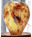 Loranto Italiaanse glazen lamp multi color met deuk
