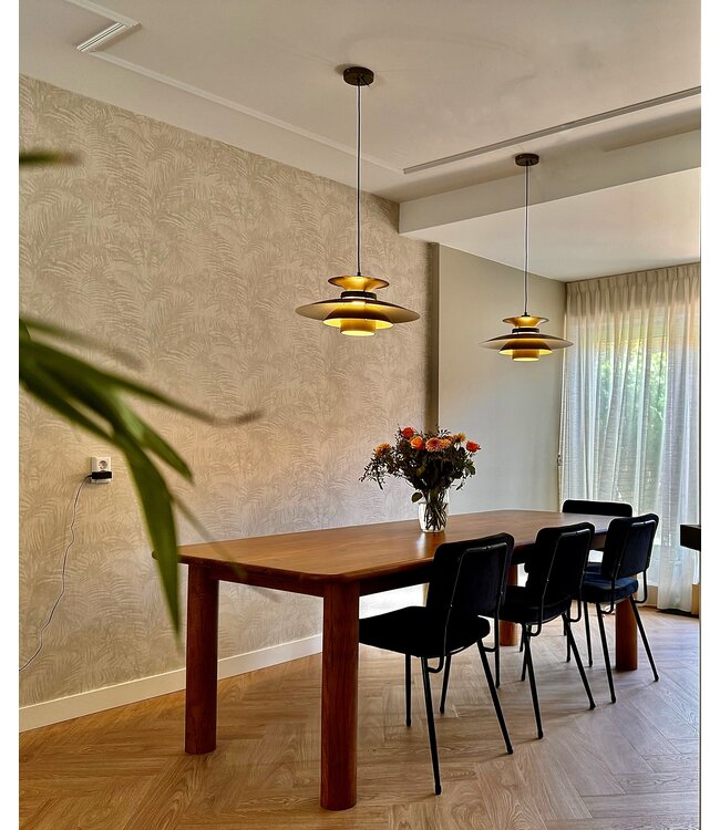 Trendy taupe hanglamp 50cm