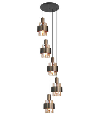 Highlight Marrone hanglamp 5 lichts