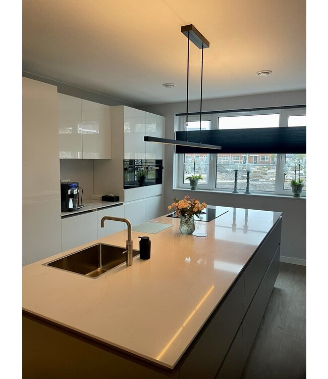 Led lamp 2700K met design uitstraling up/downlight - 160cm - Cacao