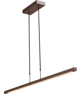Masterlight Kookeiland led lamp 2700K met design uitstraling up/downlight - 130cm - Cacao