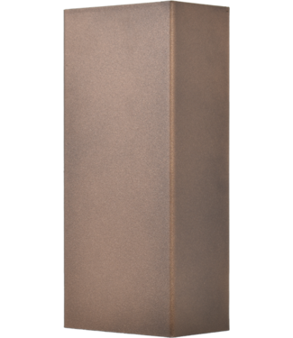 Masterlight Strakke wandlamp up en down light -H22cm-Cacao