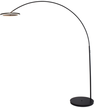 Masterlight Esmee design vloerlamp boog zwart