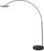 Masterlight Esmee design vloerlamp boog zwart